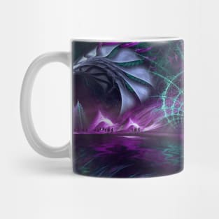 Luna Gather - Visionary Art - Fractal manipulation - Digital Painting - Manafold Art Mug